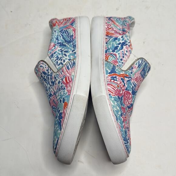 Lilly Pulitzer Treasure Trove Slip-on Julie Sneakers S-284 Sz 7 - Picture 3 of 7